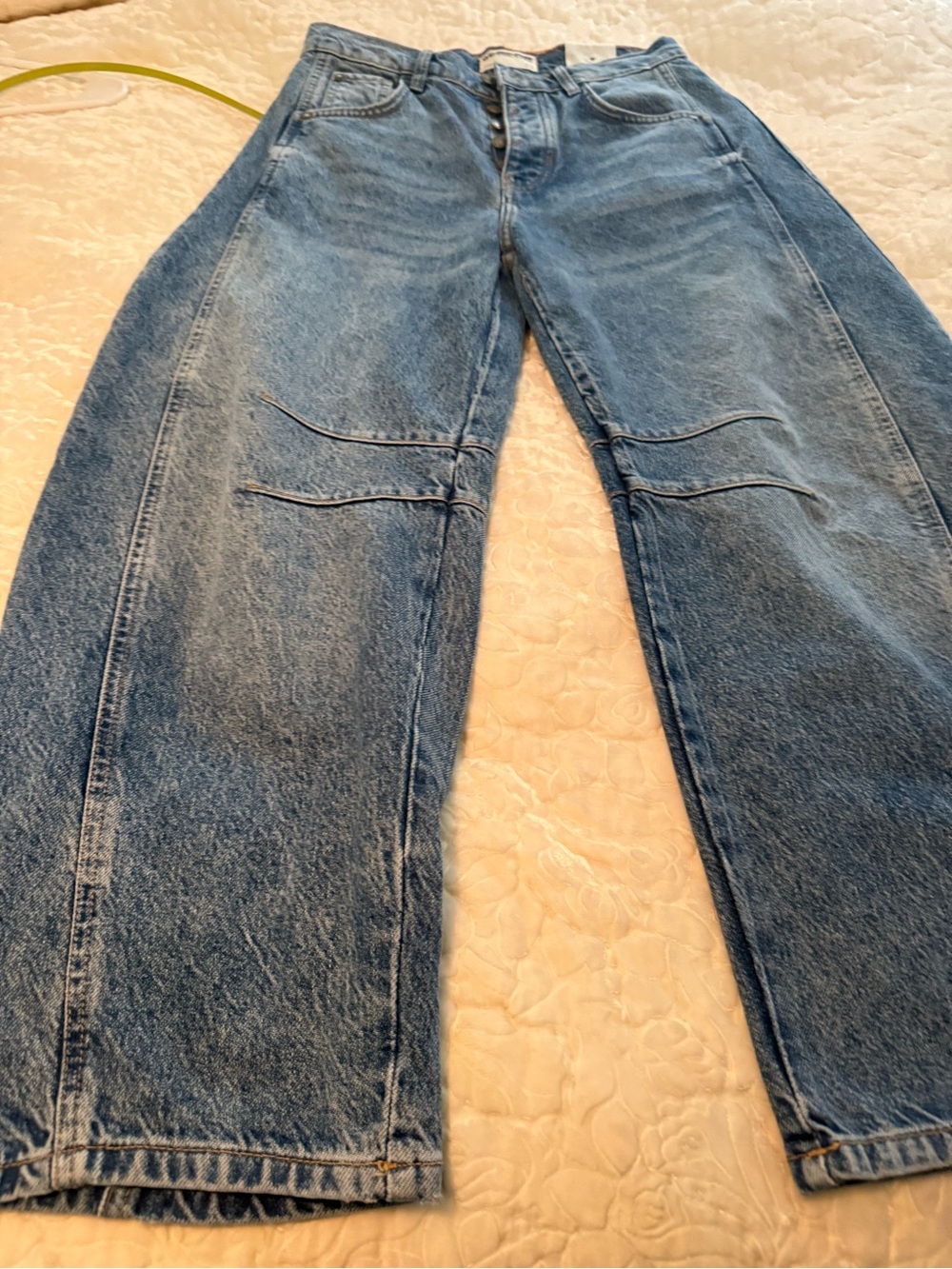 We The Free Light Blue Wide-Leg Flare Jeans - Picture 4 of 14